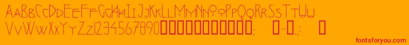 En savoir plus sur la police SeminoleRegular Police SeminoleRegular – polices rouges sur fond orange