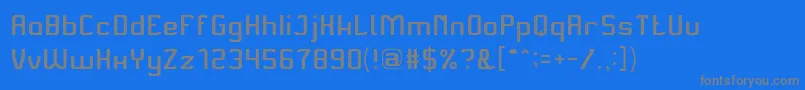AliveInScienceFictionThin Font – Gray Fonts on Blue Background