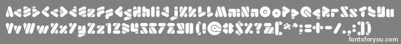 EmperorOfJapanLight Font – White Fonts on Gray Background