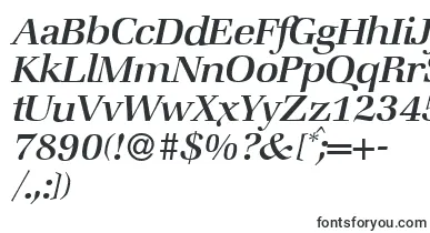 ZabriskiebookItalic font – Fonts Starting With Z