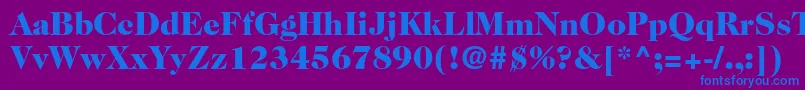 fuente Caslon224stdBlack – Fuentes Azules Sobre Fondo Morado