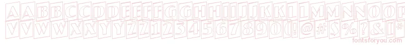 JaspercmotlupRegular Font – Pink Fonts on White Background