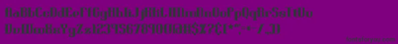 BlackoninautBoldBrk Font – Black Fonts on Purple Background