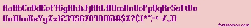 En savoir plus sur la police BlackoninautBoldBrk Police BlackoninautBoldBrk – polices violettes sur fond rose