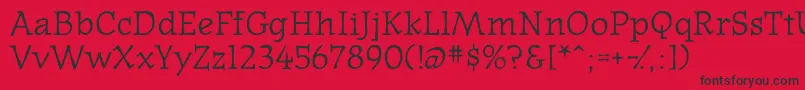 Westernpressssk Font – Black Fonts on Red Background