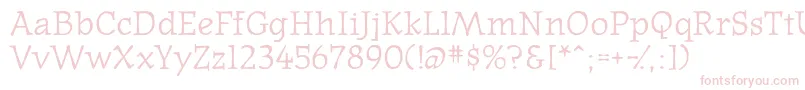 Westernpressssk Font – Pink Fonts on White Background