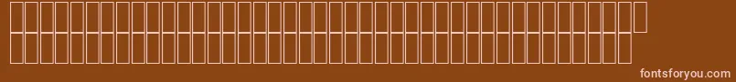AgaKayrawanRegular Font – Pink Fonts on Brown Background