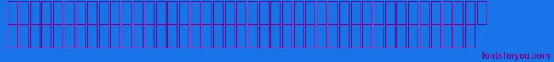 AgaKayrawanRegular Font – Purple Fonts on Blue Background