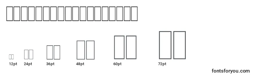 AgaKayrawanRegular Font Sizes