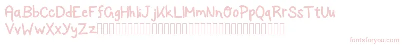 RockSalmon Font – Pink Fonts on White Background