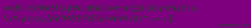 Purple Font – Black Fonts on Purple Background
