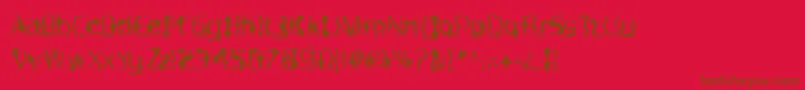 Purple Font – Brown Fonts on Red Background