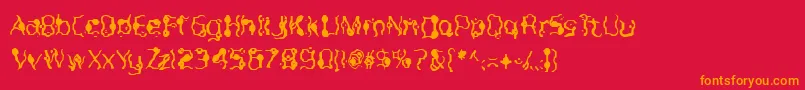 More about Purple Font Purple Font – Orange Fonts on Red Background