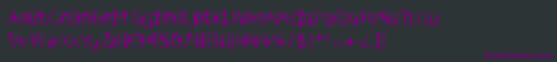Purple Font – Purple Fonts on Black Background