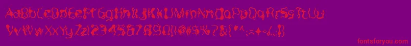 Purple Font – Red Fonts on Purple Background