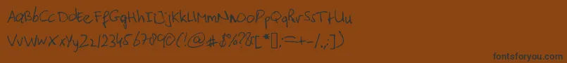 Подробнее о шрифте Typischvoornu2014 Шрифт Typischvoornu2014 – чёрные шрифты на коричневом фоне