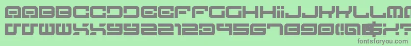 LostInFuture0 Font – Gray Fonts on Green Background