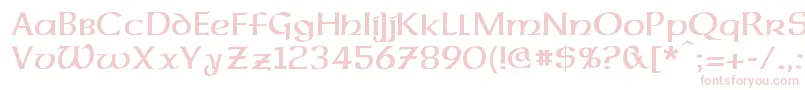 DalelandsUncial Font – Pink Fonts on White Background