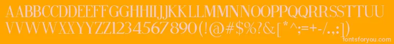 Lisätietoja FineStyle-fontista FineStyle-fontti – vaaleanpunaiset fontit oranssilla taustalla