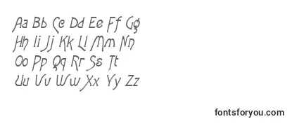AgathaItalic-fontti