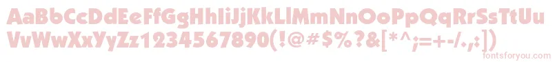 Kabelultrac Font – Pink Fonts on White Background