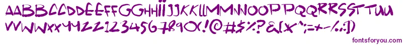 Scrawlamajig Font – Purple Fonts