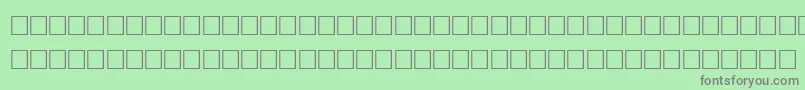 Шрифт TimeRegular – серые шрифты на зелёном фоне