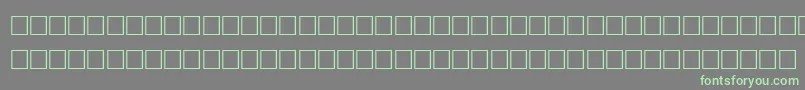 Шрифт TimeRegular – зелёные шрифты на сером фоне