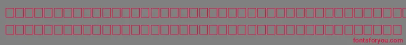 Шрифт TimeRegular – красные шрифты на сером фоне