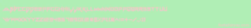 VerminVibesRedux Font – Pink Fonts on Green Background