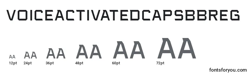 Размеры шрифта VoiceactivatedcapsbbReg (17932)