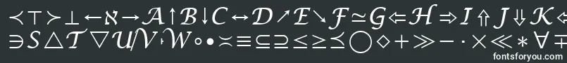 MathSymbol Font – White Fonts