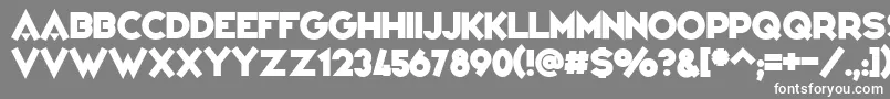 VarietРІ Font – White Fonts on Gray Background