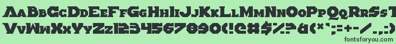 fuente AlteredQuest – Fuentes Negras Sobre Fondo Verde