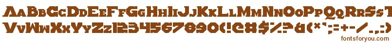 AlteredQuest Font – Brown Fonts on White Background