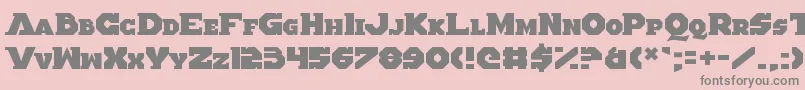 AlteredQuest Font – Gray Fonts on Pink Background