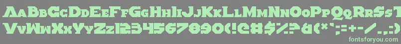 AlteredQuest Font – Green Fonts on Gray Background