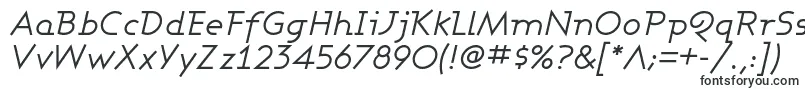 AshbyBookItalic-Schriftart – Schriften für Adobe Acrobat