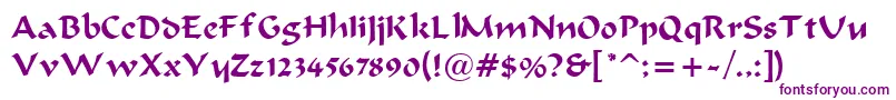 BravurRegular Font – Purple Fonts