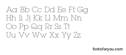 Lugaextralightc Font
