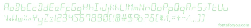 Ledsled Font – Green Fonts