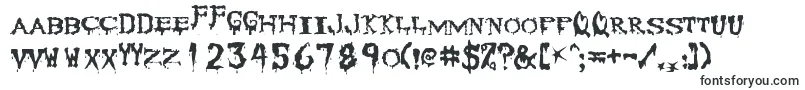 Шрифт Corpse – шрифты, начинающиеся на C