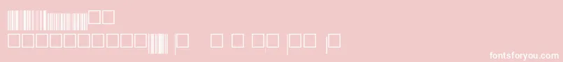 V200022 Font – White Fonts on Pink Background