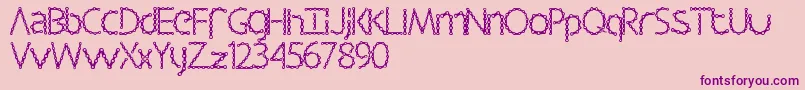 Weitere Informationen zur Barbalicious-Schriftart Barbalicious-Schriftart – Violette Schriften auf rosa Hintergrund