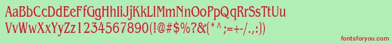 Lisätietoja Benguiat70nNormal-fontista Benguiat70nNormal-fontti – punaiset fontit vihreällä taustalla
