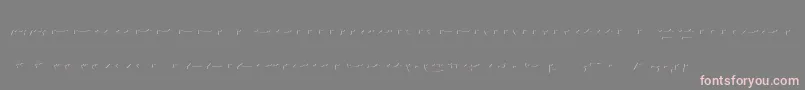Agreloyinb1 Font – Pink Fonts on Gray Background