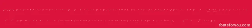 Agreloyinb1 Font – Pink Fonts on Red Background