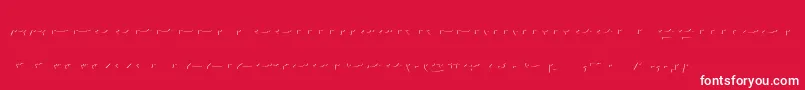 Agreloyinb1 Font – White Fonts on Red Background