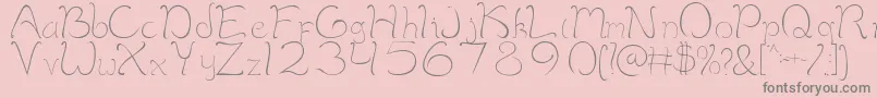 En savoir plus sur la police MaimelanieRegular Police MaimelanieRegular – polices grises sur fond rose