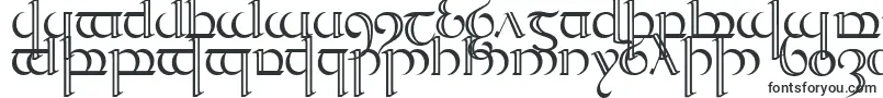 Шрифт Quencap2 – необычные шрифты